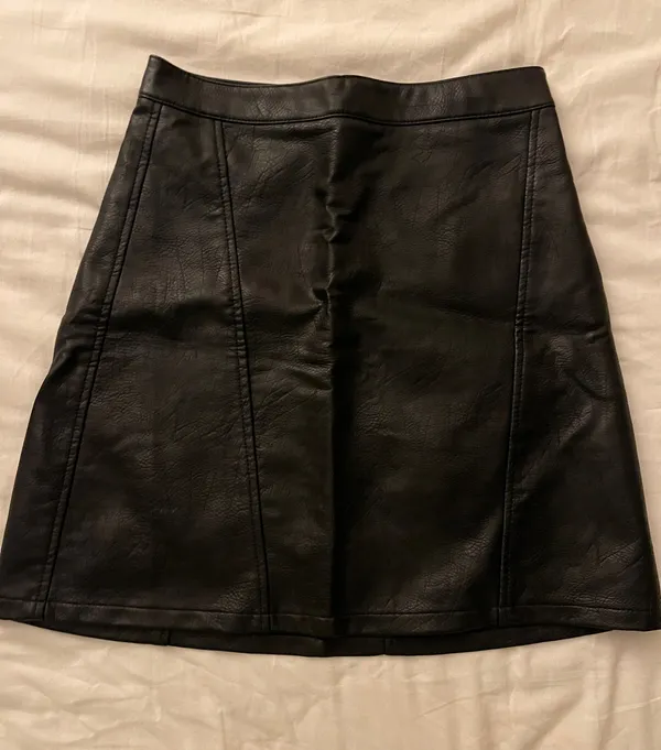 ZARA Faux Leather Skirt - Image 2