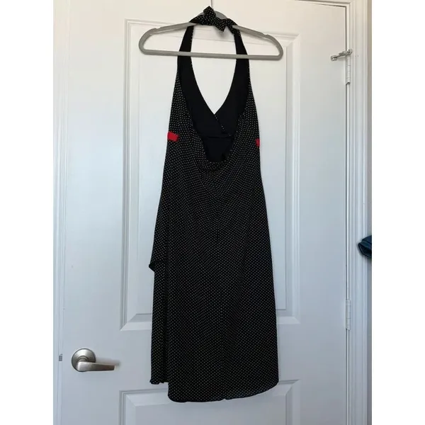 Y2K Polka Dot retro halter dress - Image 3