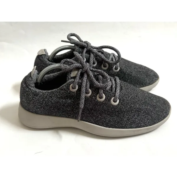 Allbirds Lightweight Cushioned Running Walking Sneakers Dark Gray Size 8 - Image 3