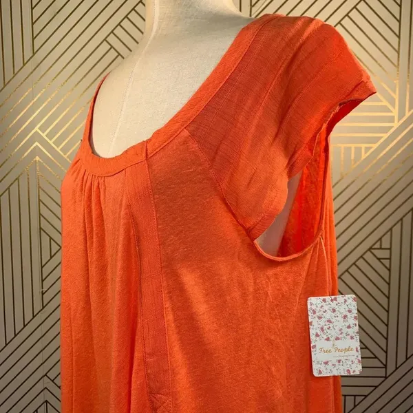 Free People Keep it Casual Tee‎ in Coral Coast - Image 6