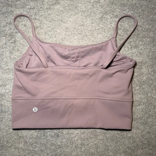 Lululemon Women Size 6 Sporty Purple Athletic Sports Bra - Image 3