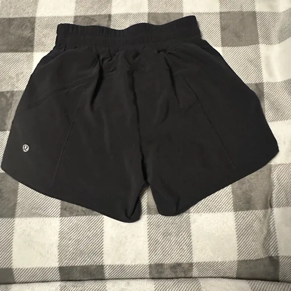 Lululemon Athletica Charcoal Athletic Shorts - Image 2