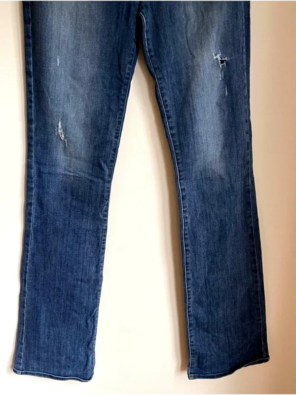 J Brand Distressed Bootcut Blue Jeans Size 28 x 34 - Image 6
