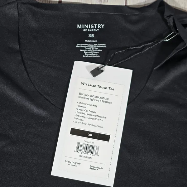 Ministry of Supply Women's Luxe Touch Tee XS‎ NWT - Image 4
