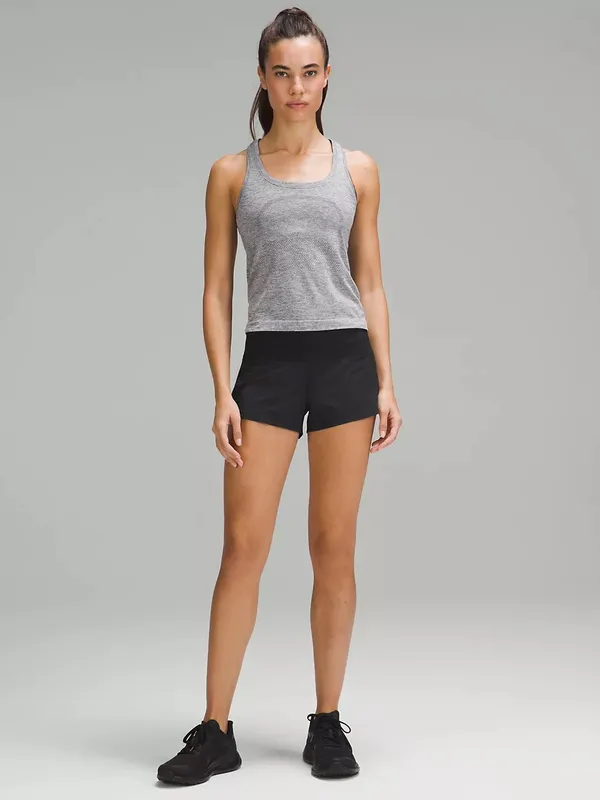 Lululemon Speed Up Low-Rise Lined Short 2.5", Black, Size 12, NWT - Image 4