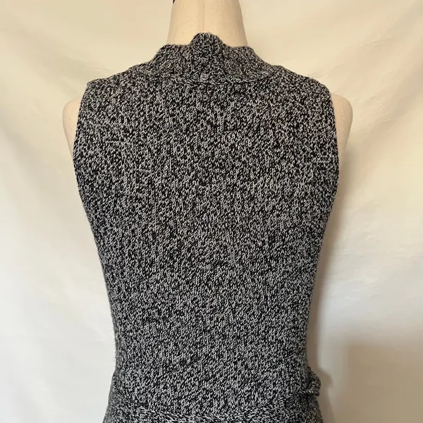 Y2K Great American Sweater Mockneck Dress Sz M Scandi Office Academia Bodycon - Image 10