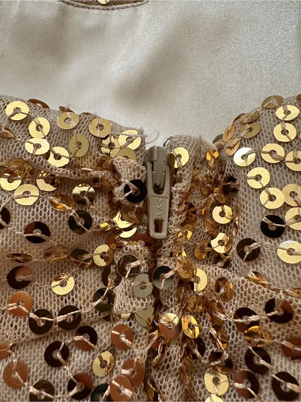 Betsey Johnson Evening Strapless Sequin Mini Dress - Image 8