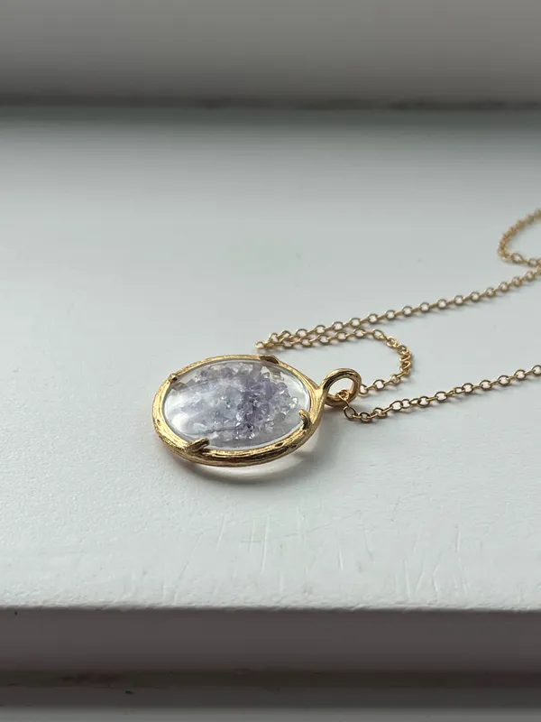Catherine Weitzman birthday shaker necklace Gold - Image 4