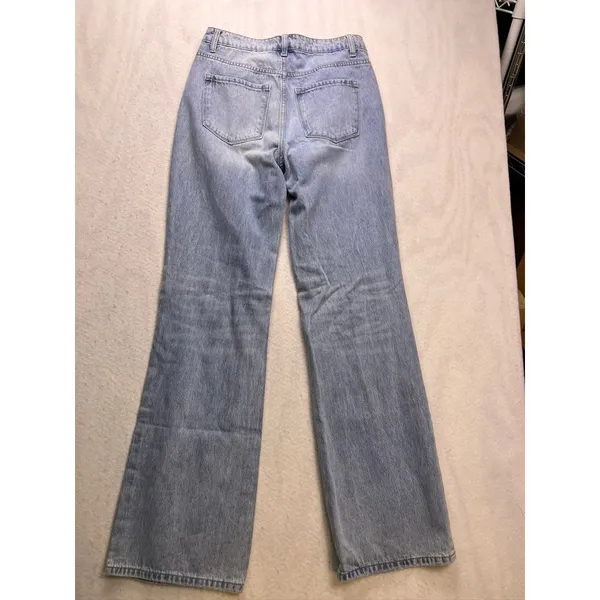 Vervet Jeans Straight Leg Women 27 Blue Distressed‎ High Rise V2473 - Image 12