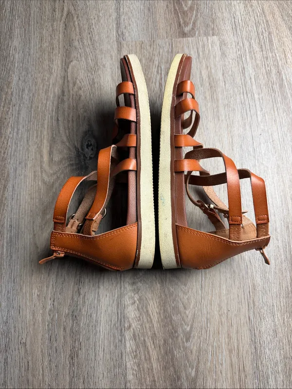 Torrid Tan Strappy Gladiator Sandals Size 9.5 Wide - Image 12