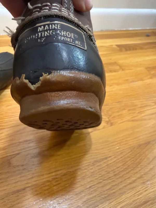 L.L. Bean Boots Original Maine Hunting Shoe Vintage 1980s Women's 6 - Image 12
