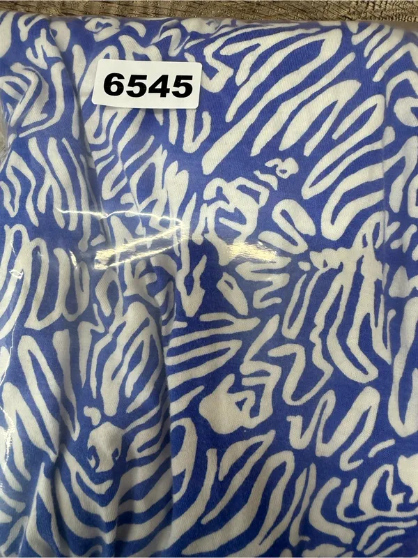 Lilly Pulitzer Rosen Dress‎ Martinique Blue Zee Bebe Zebra Prep size large - Image 6