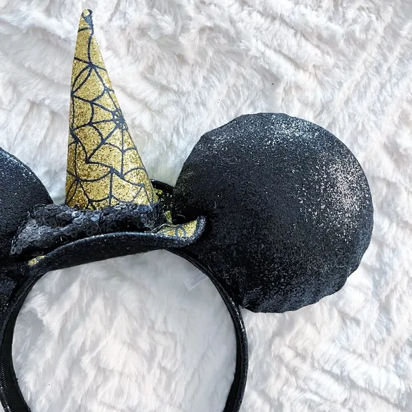 Disney Halloween Witch Minnie Mouse Ears - Image 2