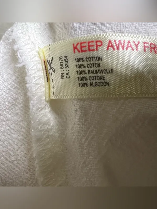 Free People Azasia Minidress in Ivory. Size Large Cotton, dropped waist - Image 12