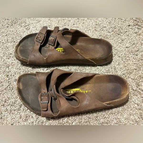 (Birkenstock) Brown Florida Sandal: Size ? See Measurements - Image 2