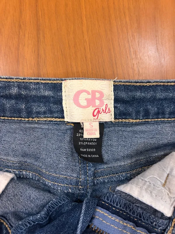 Color Block Denim Skirt GB Girls - Image 3