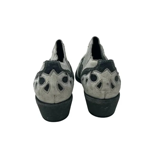 Matisse Steely Leather Ankle Boot White & Black‎ Size 8.5 - Image 7