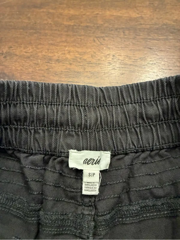 Aerie Pull-On Woven Short Small Gray Soft Shorts - Image 2