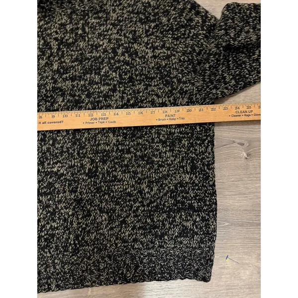 Polo Wool Blend Vtg Turtleneck Medium Unisex M Sweater‎ Speckled Handknit Silk - Image 3