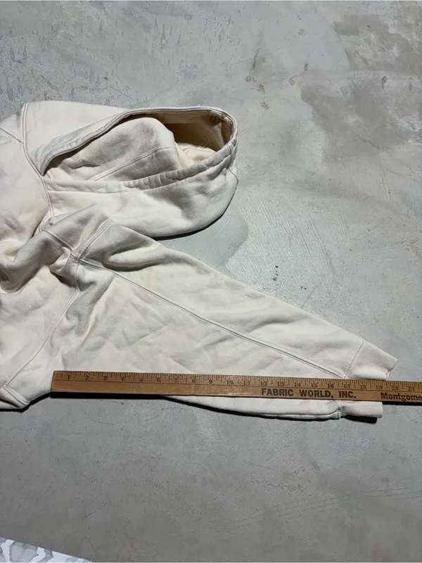 nuuds cropped Pullover Hoodie cream XL - Image 4