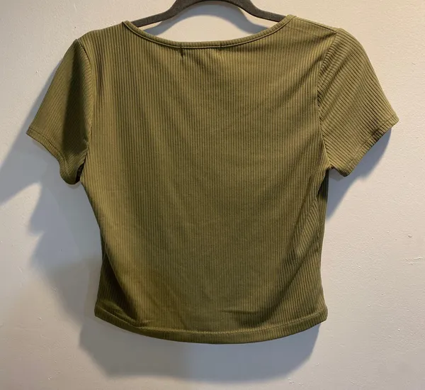 Green Crop Top - Image 2