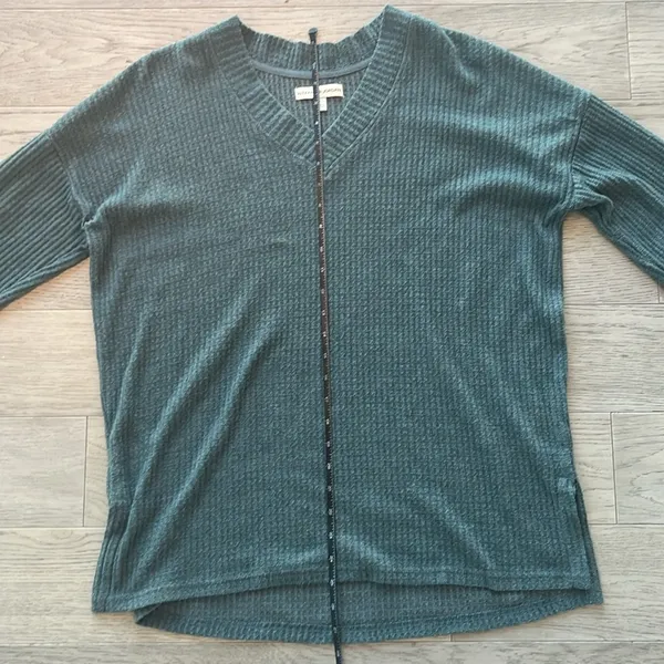 Alexander Jordan V-Neck Green Sweater Size Large - Image 5