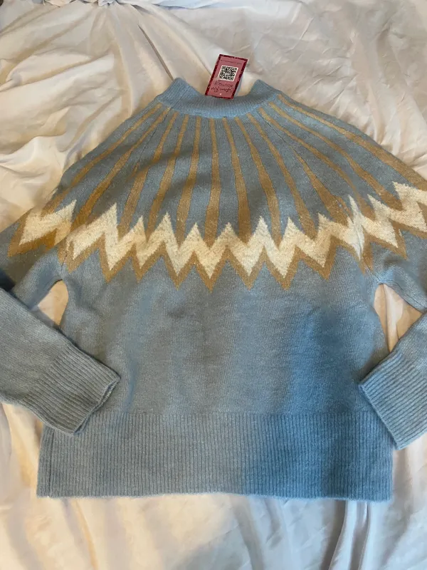 Moon Ryder BNWT blue cr aspen sweater - Image 10