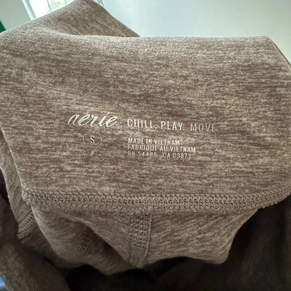 Aerie Chill Play Move‎ Beige Pocket Active Leggings - Image 5
