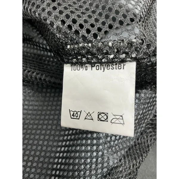 Womans Excellent Condition Hooded Windbreaker Large Black Lined Full Zip - Image 4