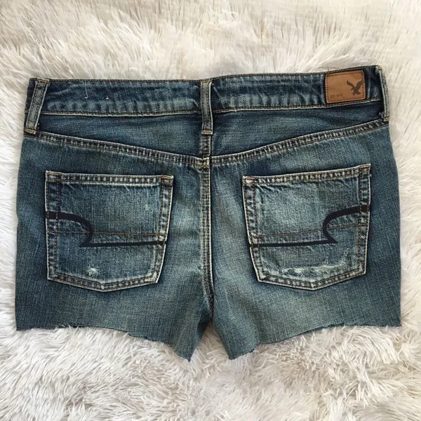American Eagle 🦅 High waist button up cut shorts‎ - Image 3