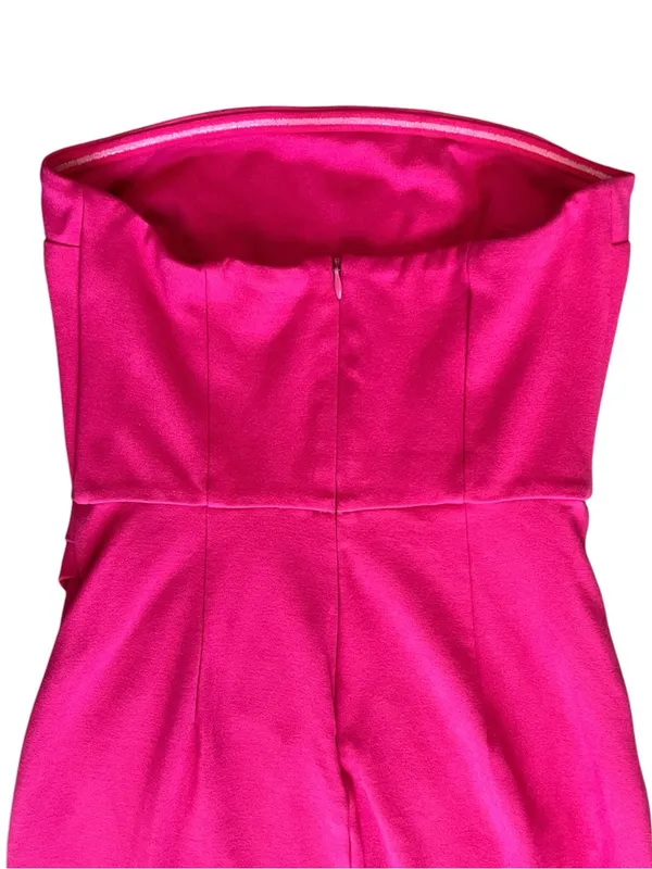 NBD Revolve Women’s Lucilda Strapless Bodycon Gown Hot Pink Maxi Dress - Image 7