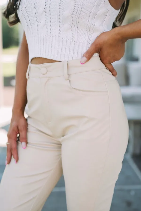 These Three Boutique Leather Pants - Image 3