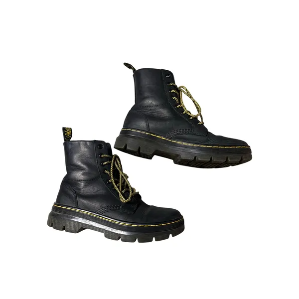 Dr. Martens Black Combs Leather Boots - Image 4