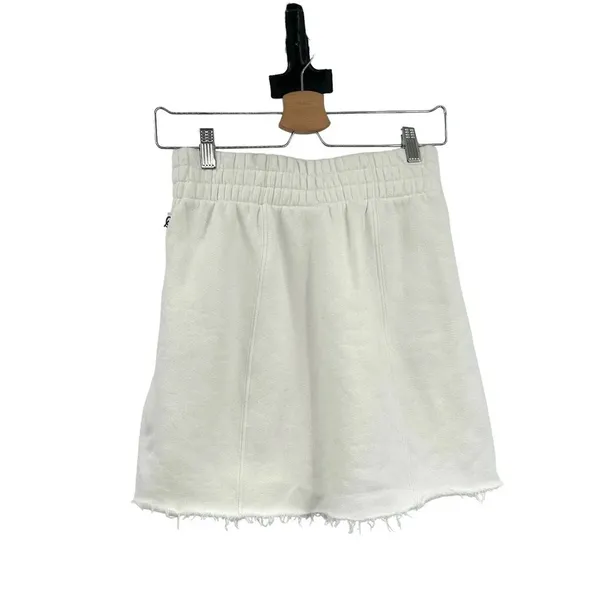 Good American The High‎ Waist White Sweat Skirt White Size 2 / US Medium - Image 7