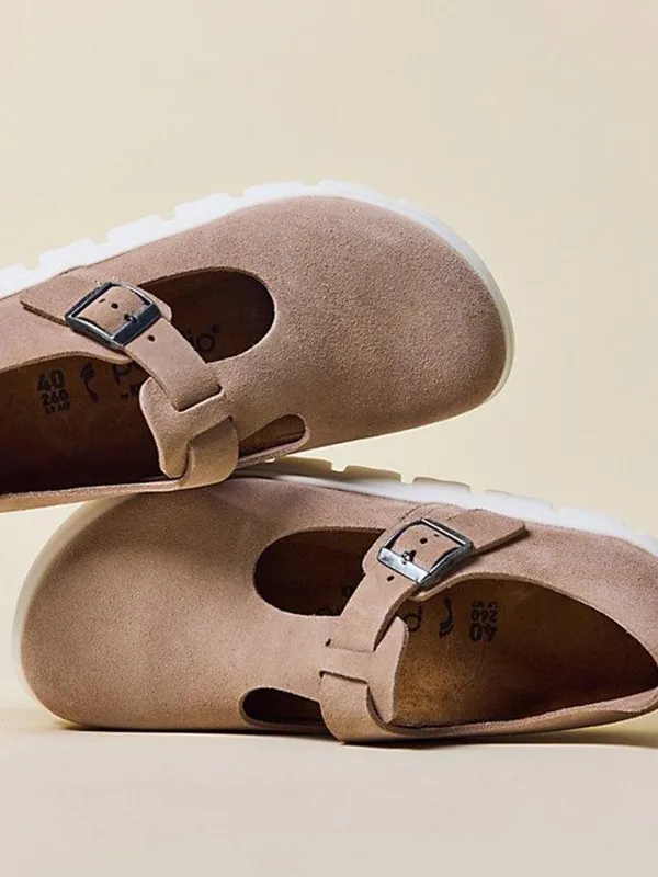 Birkenstock Paris Chunky Platform Mary Jane Clogs warm Sand,Size EU38/US7.5 NWOT - Image 2