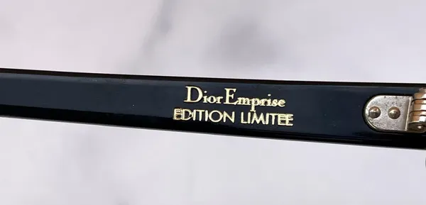 Christian Dior women’s Emprise 63mm limited edition RHLA9 gold/black sunglasses - Image 9