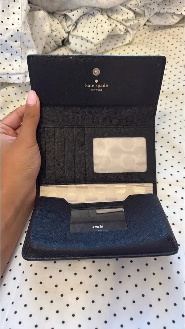 Kate Spade Black Wallet - Image 3