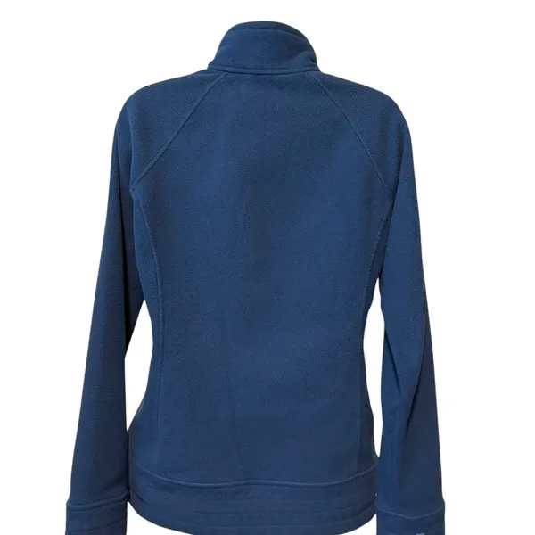 The North Face Women's Fleece Mock Neck Full Zip Up Jacket Blue M - Image 4