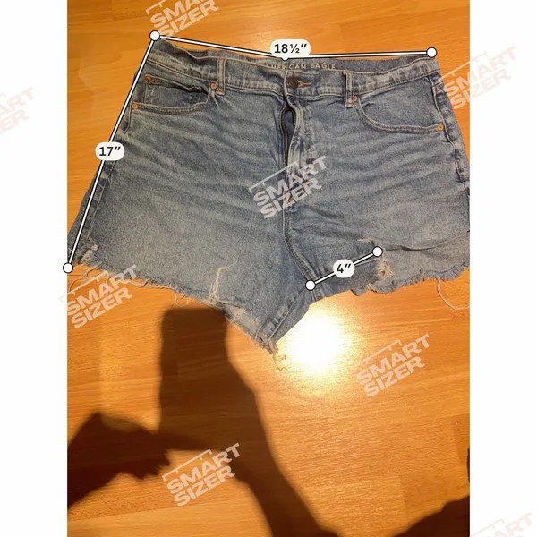 American Eagle Outfitters Frayed Hem Jean Shorts - Image 3