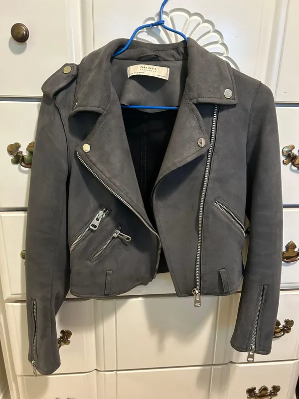 ZARA Suede Moto Jacket - Image 2