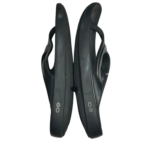 OOFOS Oolala Oofoam Recovery Sandals Womens 9 Black‎ Lightweight Comfort Shoes - Image 8