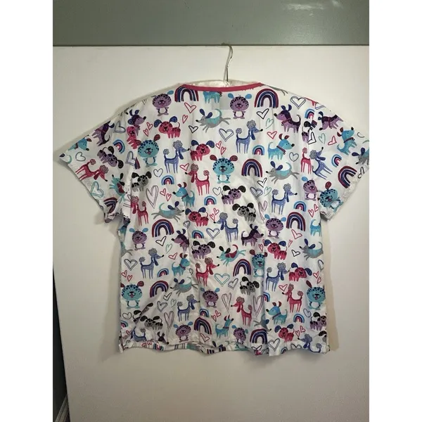 Butter-Soft Women’s XL Medical Scrub Tops Lot of 2 Nurse Veterinary Workwear Set - Image 10