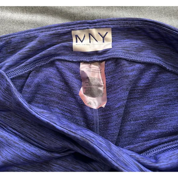 Marc New York Performance Purple Space Dye Leggings Womens Medium Athleisure - Image 11