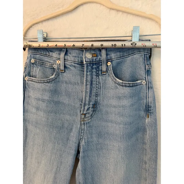 Madewell The Perfect‎ Vintage Jean Light Wash High Rise Slim Tapered 24T - Image 2