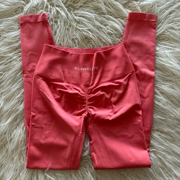 Alphalete Amplify Leggings Pixel Pink Size Small - Image 4