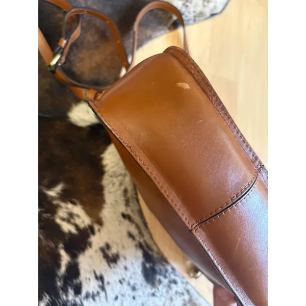 Patricia Nash Nazaire crossbody‎ bag Brown Leather - Image 4