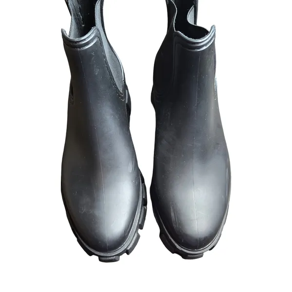 Jeffrey Campbell Black Cloudy Rain Boot Size: 7 - Image 3