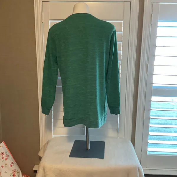 Women sweatshirt Green Size L - Image 3