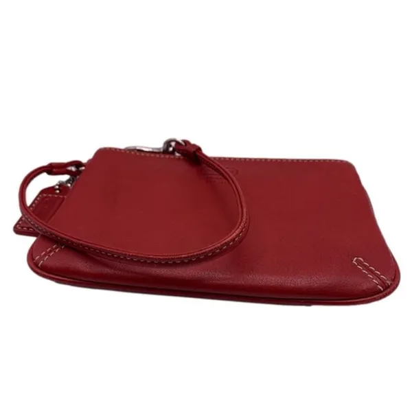 COACH Red Wristlet - Image 4