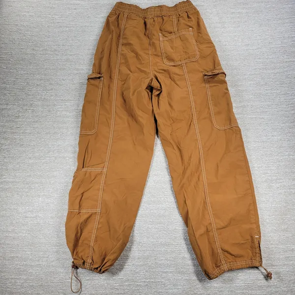 BDG Urban Outfitters Cargo Joggers Size M Brown High Rise Baggy Gorpcore Utility - Image 10